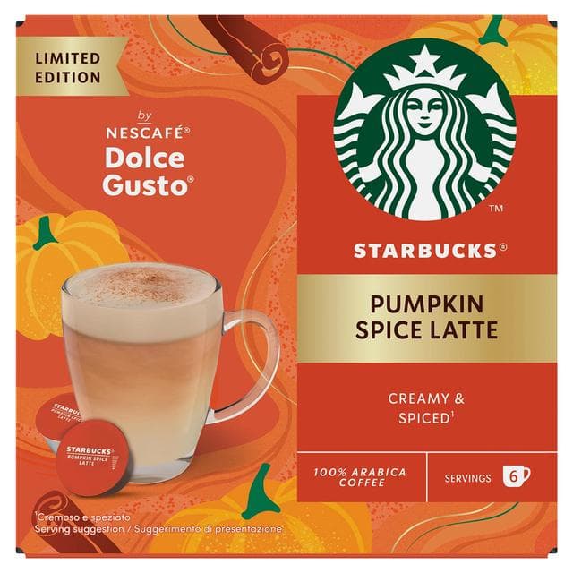 Starbucks 12 x Pumpkin Spice Latte by Nescafé Dolce Gusto Coffee Pods, Limited Edition - gallery image 6