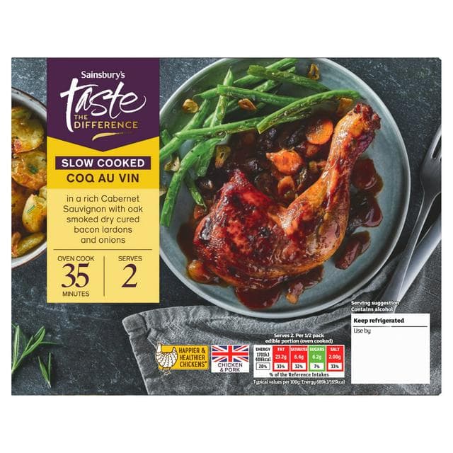 Sainsbury's Coq Au Vin, Taste the Difference 660g - gallery image 1
