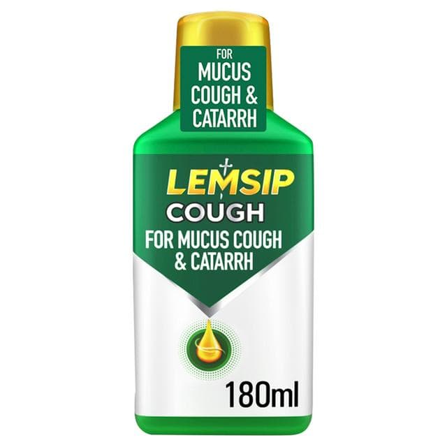 Lemsip Cough for Mucus Cough & Catarrh 180ml - gallery image 1