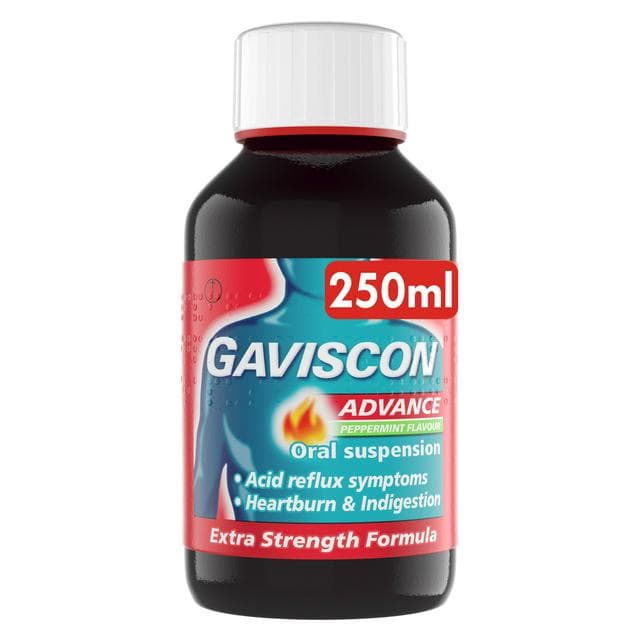Gaviscon Advance Peppermint Flavour Oral Suspension 250ml - gallery image 1