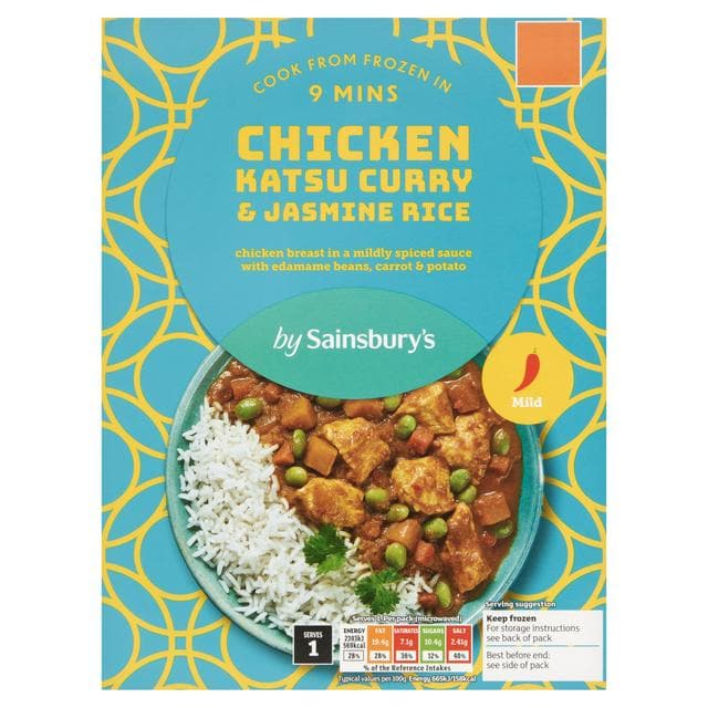 Sainsbury's Chicken Katsu Curry & Jasmine Rice 400g - gallery image 1