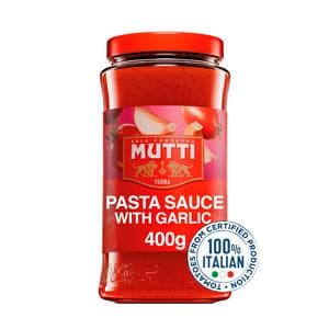 Mutti Tomato Pasta Sauce with Garlic 400g