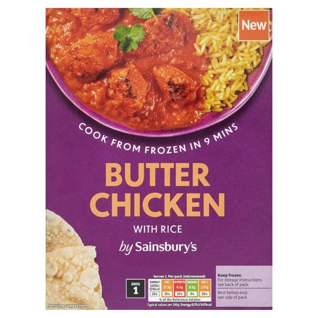 Sainsbury's Butter Chicken with Rice 400g - gallery image 1