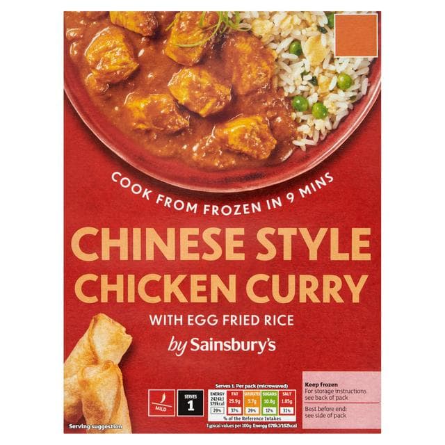 Sainsbury's Chinese Style Chicken Curry with Egg Fried Rice 400g - gallery image 1