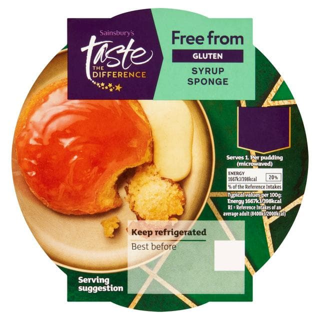 Sainsbury's Syrup Sponge, Taste the Difference 100g - gallery image 1