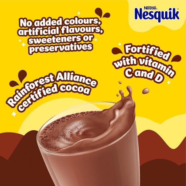 Nesquik Hot Chocolate Powder Tin 400g - gallery image 3