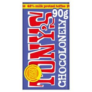 Tony's Chocolonely 42% Milk Pretzel Toffee 90g