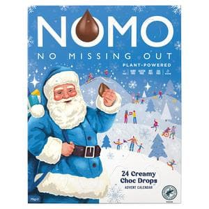 NOMO 70g Creamy Choc Advent Calendar Chocolate