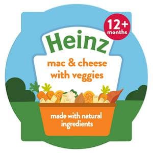 Heinz By Nature Mac & Cheese with Veggies Baby Food Tray 12+ Months 200g