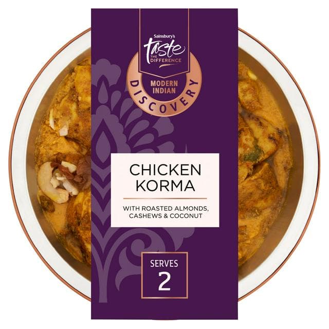 Sainsbury's Discovery 400g Chicken Korma, Taste the Difference - gallery image 1