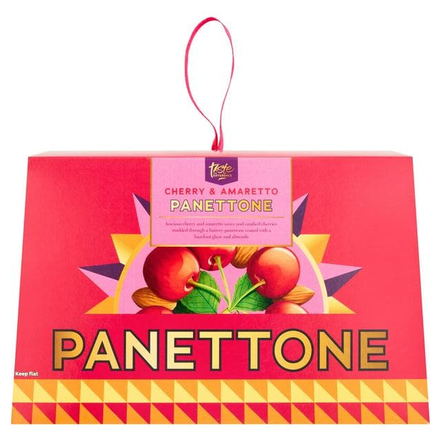 Sainsbury's 800g Cherry & Amaretto Panettone, Taste the Difference - gallery image 1