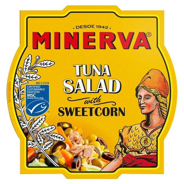 Minerva Tuna Salad with Sweetcorn 160g - gallery image 1