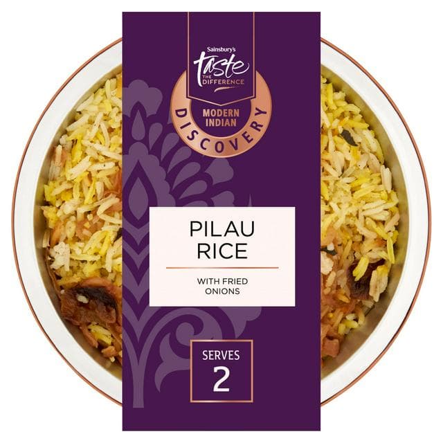 Sainsbury's Discovery 300g Pilau Rice with Fried Onions, Taste the Difference - gallery image 1