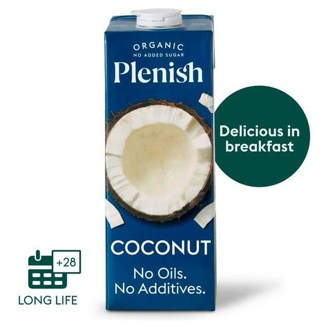 Plenish 1L Long Life Dairy Free Organic Coconut Drink - gallery image 1