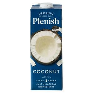 Plenish 1L Long Life Dairy Free Organic Coconut Drink