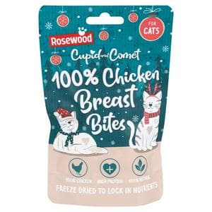 Rosewood Cupid & Comet 25g 100% Chicken Breast Cat Bites