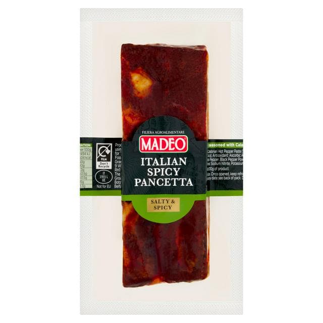 Madeo Italian Spicy Pancetta 250g - gallery image 1