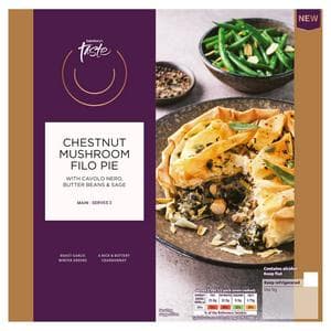 Sainsbury's Discovery 500g Chestnut Mushroom Filo Pie, Taste the Difference