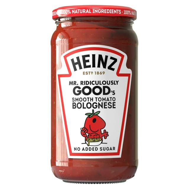 Heinz Mr Ridiculously Goods Smooth Bolognese Pasta Sauce 490g - gallery image 1