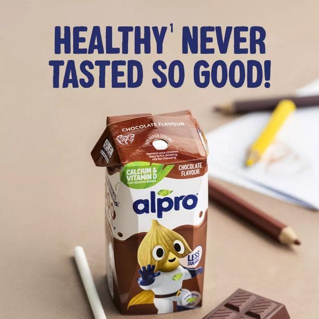 Alpro Kids Oat Chocolate Long Life Dairy Free Drink 200ml - gallery image 4
