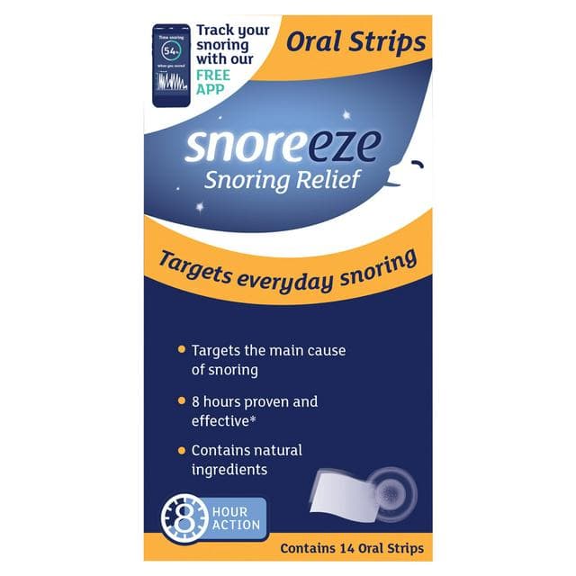 Snoreeze Snoring Relief Oral Strips x14 - gallery image 1