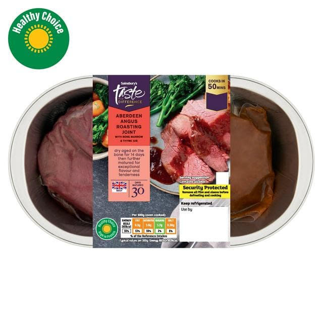 Sainsbury's Aberdeen Angus Roasting Joint, Taste the Difference 550g - gallery image 1