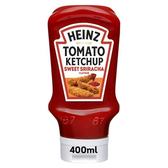 Heinz Sweet Sriracha Flavour Tomato Ketchup 400ml - gallery image 1