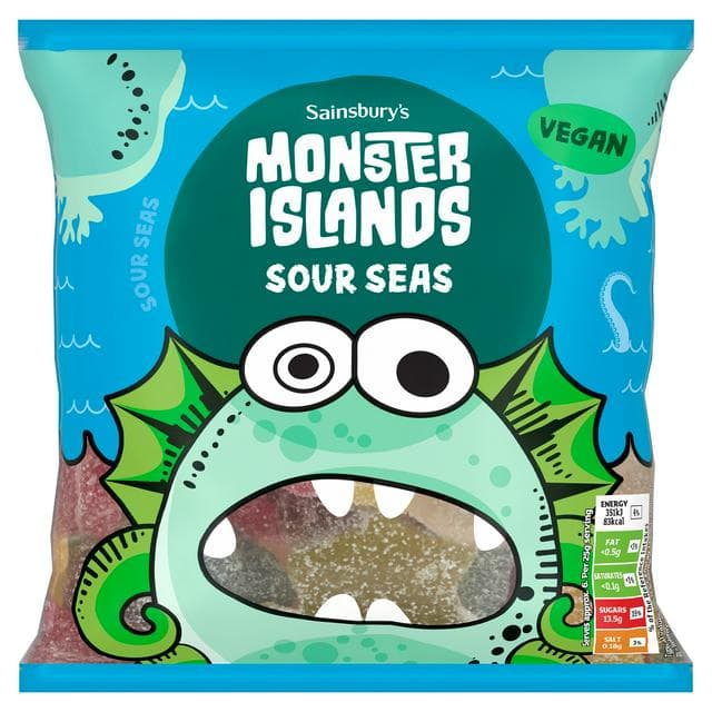 Sainsbury's Monster Islands Sour Seas 170g - gallery image 1