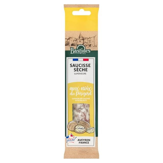 Bastides Salaisons Superior Dry Sausage with Walnuts 120g - gallery image 1