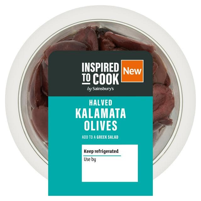 Sainsbury's Halved Kalamata Olives, Inspired to Cook 100g - gallery image 1