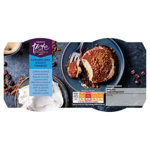 Sainsbury's 2 x 100g Caramelised Biscuit Tiramisu, Taste the Difference