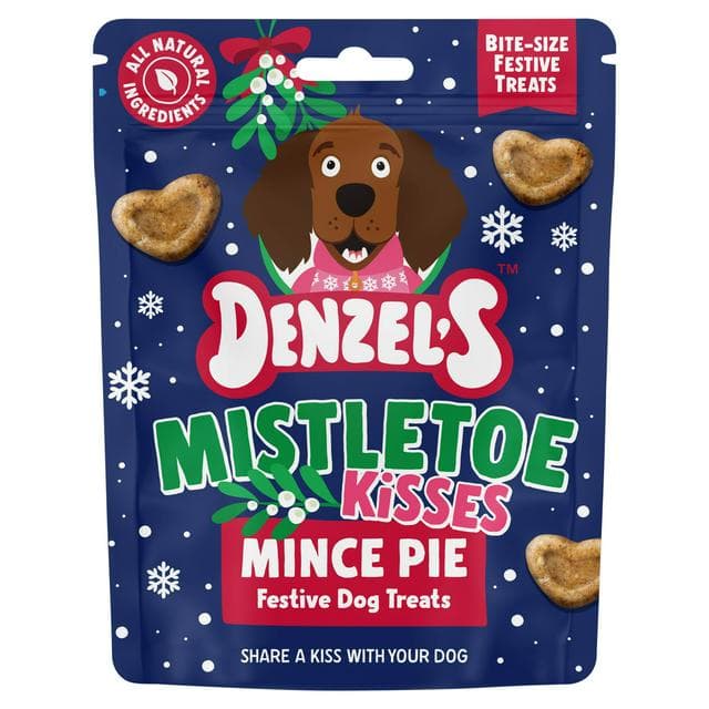 Denzel's Mistletoe Kisses 90g Mince Pie Dog Treats - gallery image 1
