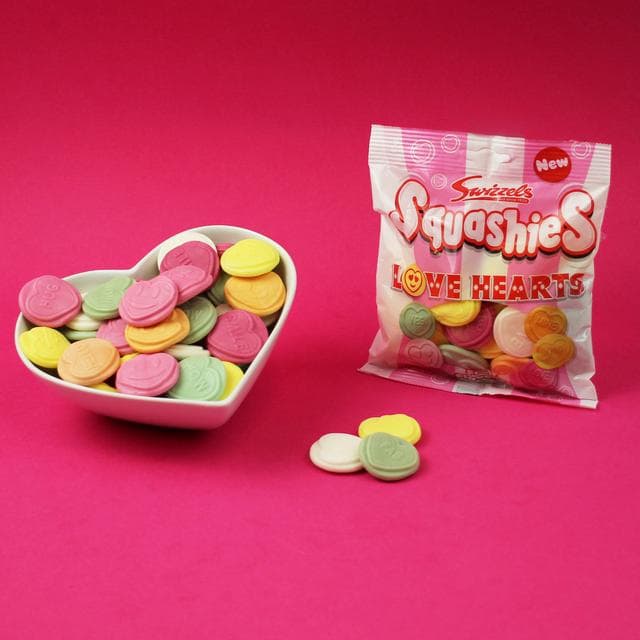 Swizzels Squashies Love Hearts 140g - gallery image 3