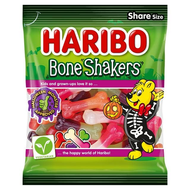 Haribo 160g Bone Shakers Sweets - gallery image 1