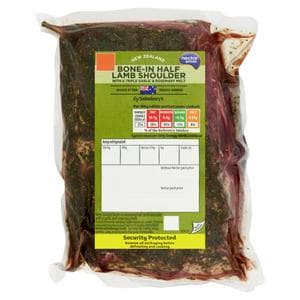 Sainsbury's Bone in Half Lamb Shoulder with Triple Garlic & Rosemary Melt
