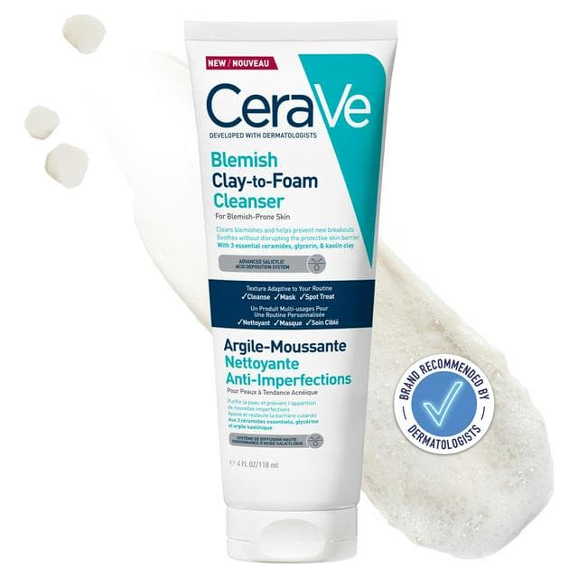 CeraVe Clay to Foam Cleanser 118ml - gallery image 1