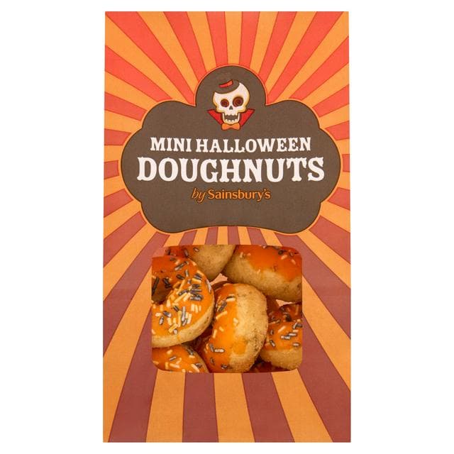 Sainsbury's 10 x Mini Halloween Doughnuts - gallery image 1