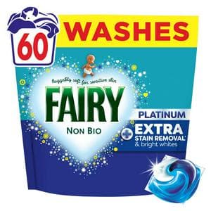 Fairy Non Bio Pods 60 Washes Washing Capsules