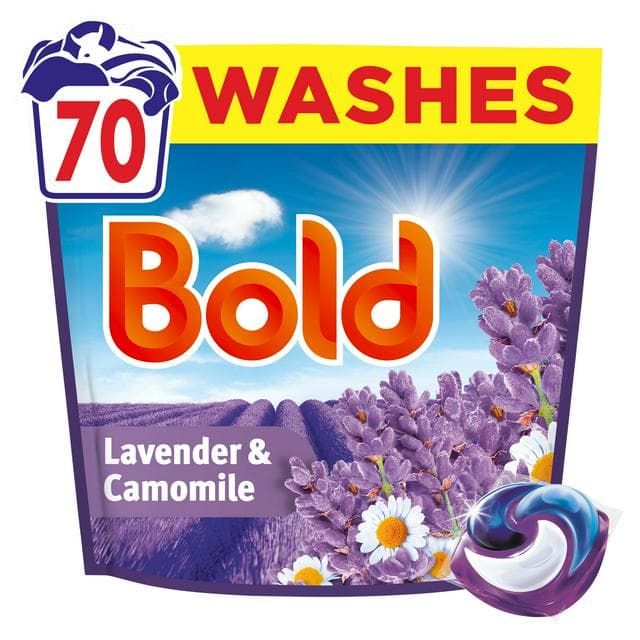 Bold All in 1 Lavender & Camomile Pods Laundry Detergent Washing Capsules 70 Washes - gallery image 1