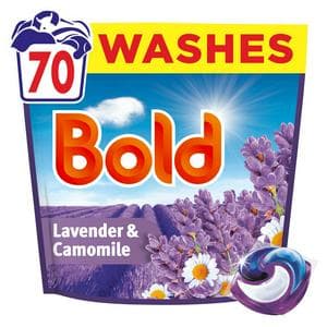 Bold All in 1 Lavender & Camomile Pods Laundry Detergent Washing Capsules 70 Washes