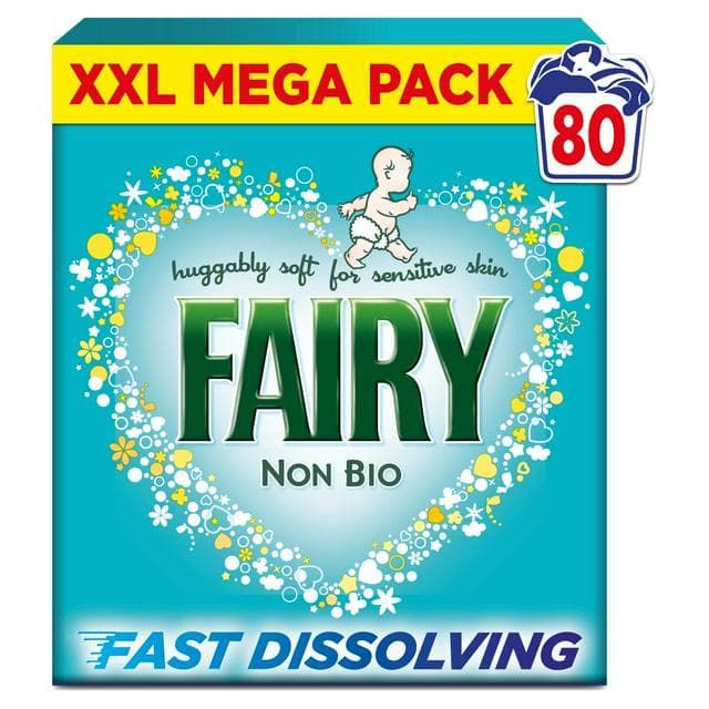 Fairy Non Bio Washing Powder 80 Washes - gallery image 1