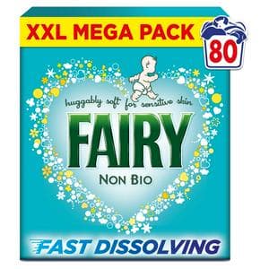 Fairy Non Bio Washing Powder 80 Washes