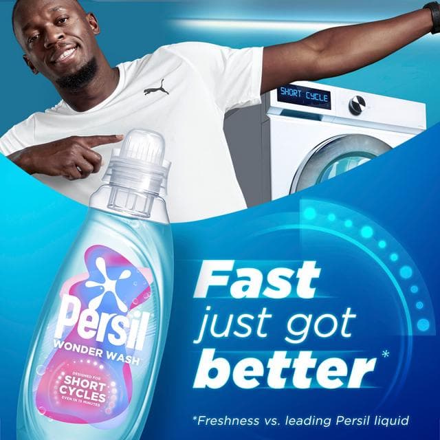 Persil Wonder Wash Liquid Detergent Sensitive Non Bio 55 Washes 1.485L - gallery image 2