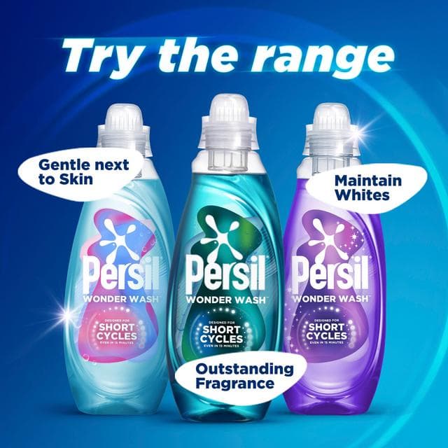 Persil Wonder Wash Liquid Detergent Sensitive Non Bio 55 Washes 1.485L - gallery image 6