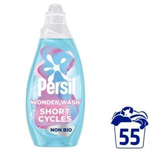Persil Wonder Wash Liquid Detergent Sensitive Non Bio 55 Washes 1.485L