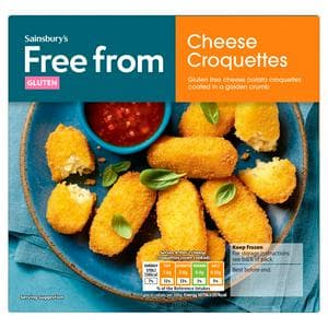 Sainsbury's Free From Cheese Croquettes 212g
