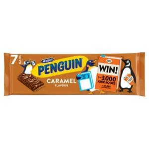 McVitie's Penguin Caramel Flavour Bars 7 x 24.6g