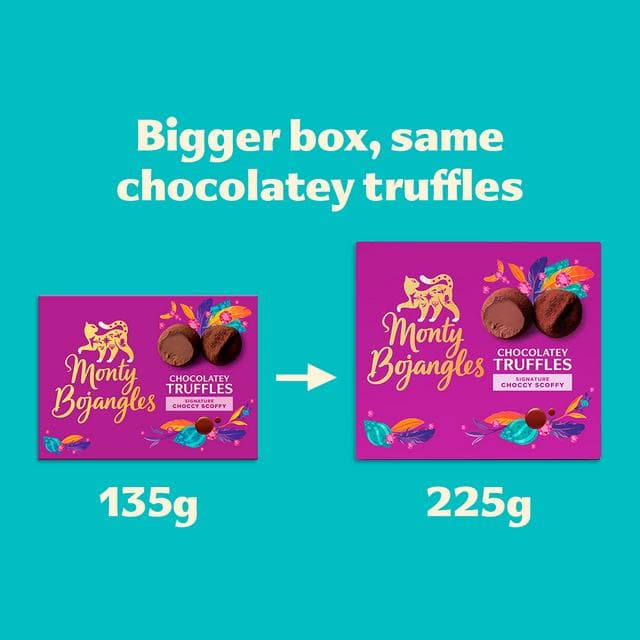 Monty Bojangles Chocolatey Truffles Signature Choccy Scoffy 225g - gallery image 2