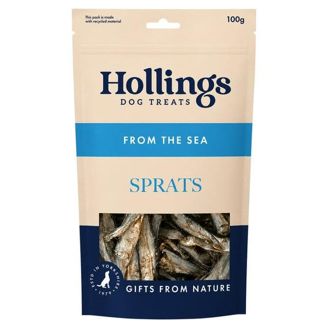 Hollings From the Sea 100g Sprats Dog Treats - gallery image 1