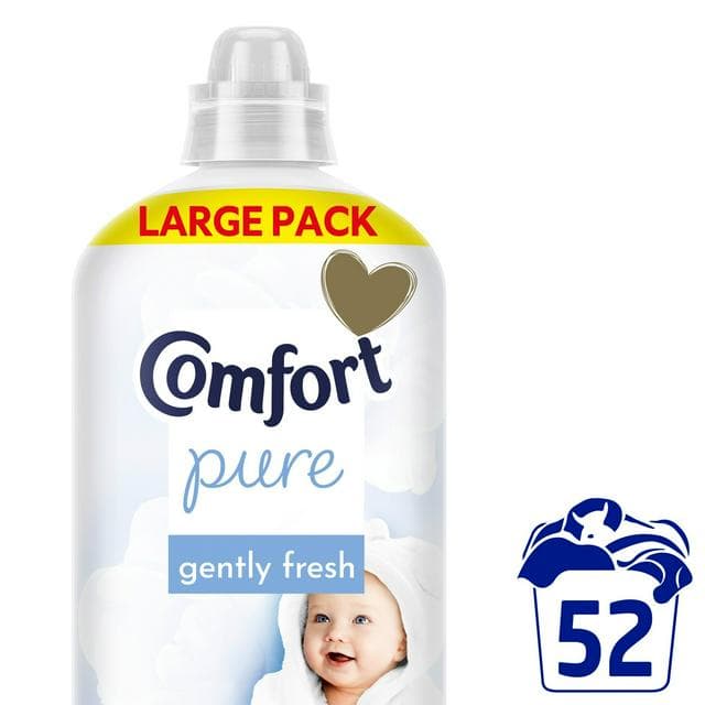 Comfort Fabric Conditioner Pure 52 Washes 1.56L - gallery image 1